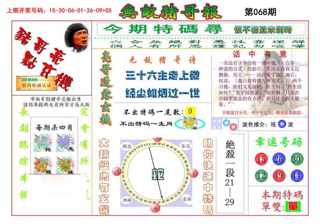 068期无敌猪哥[图]