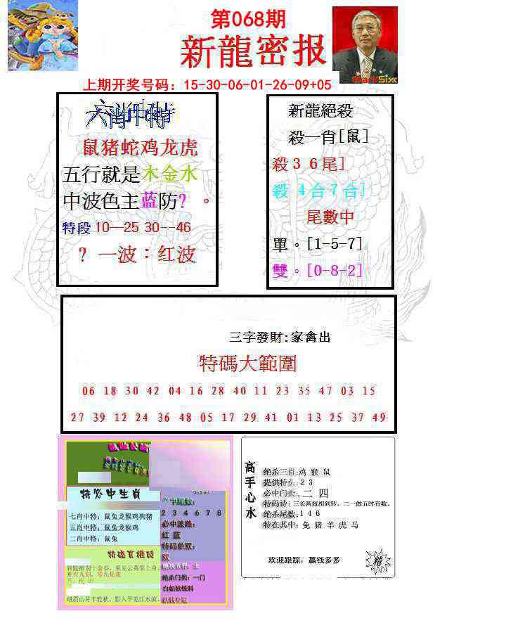 068期新龙密报[图]