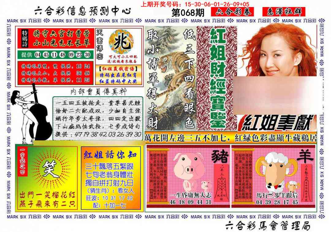 068期红姐财经宝鉴[图]