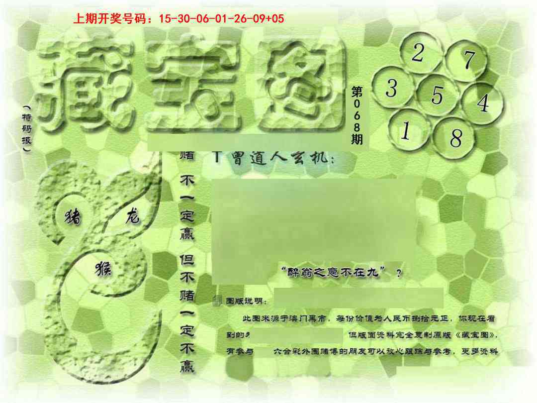 068期假新藏宝图[图]