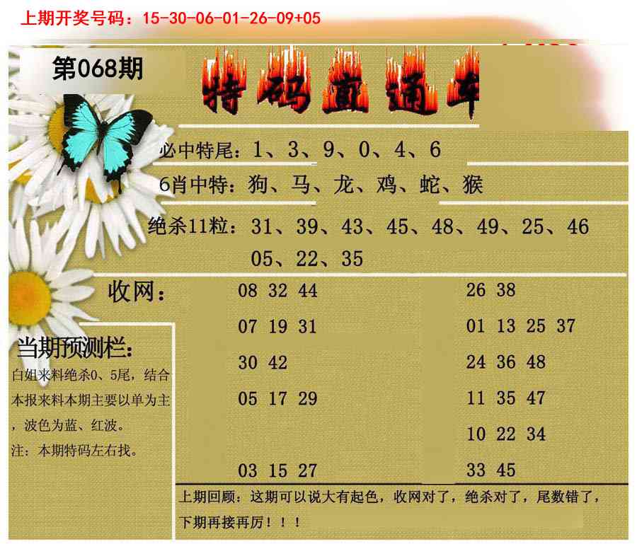 068期特码直通车[图]