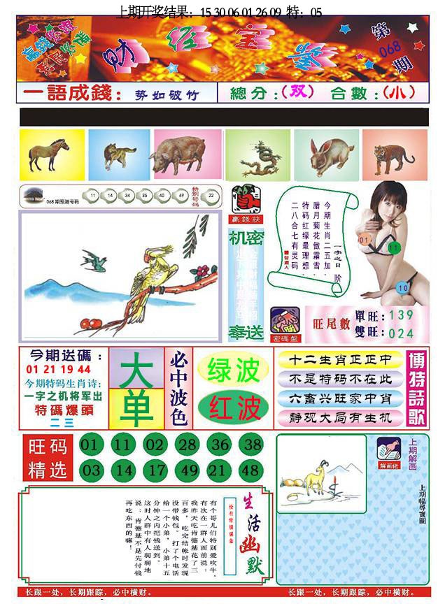 068期118财经宝鉴[图]