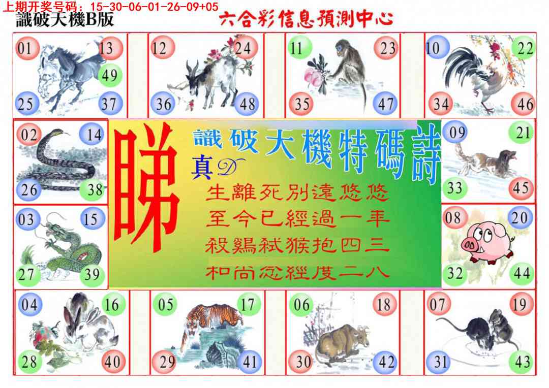 068期识破天机B版[图]