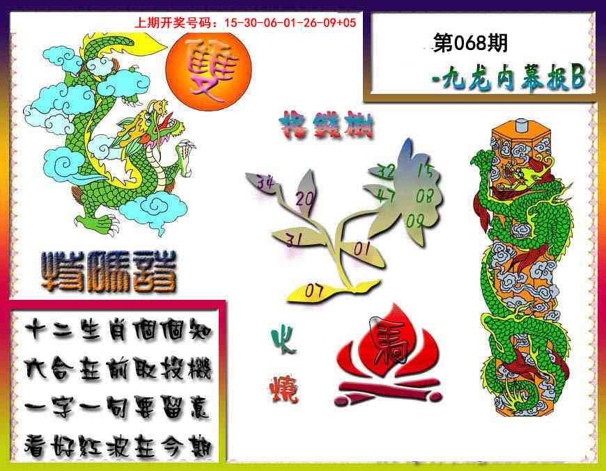 068期九龙内幕特肖图a[图]