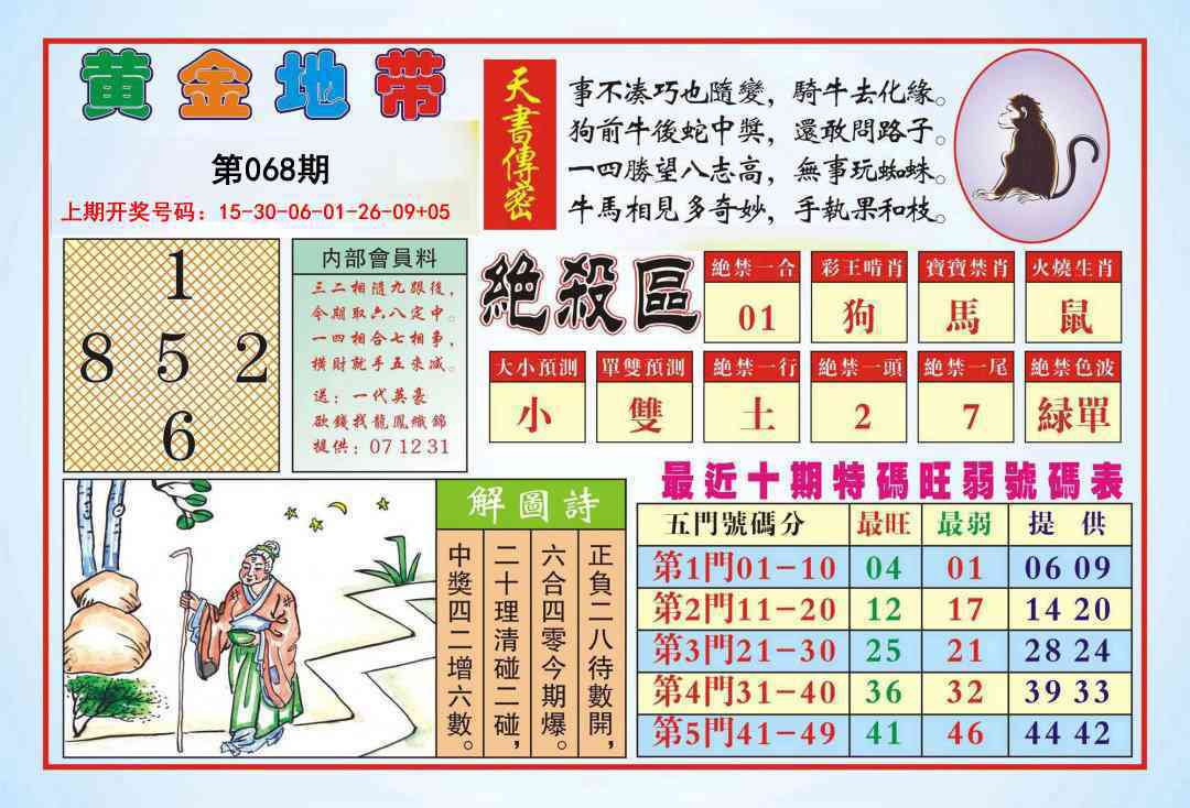 068期黄金地带[图]