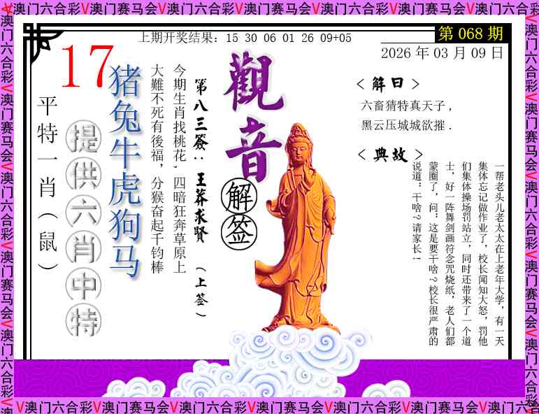 068期观音解签[图]