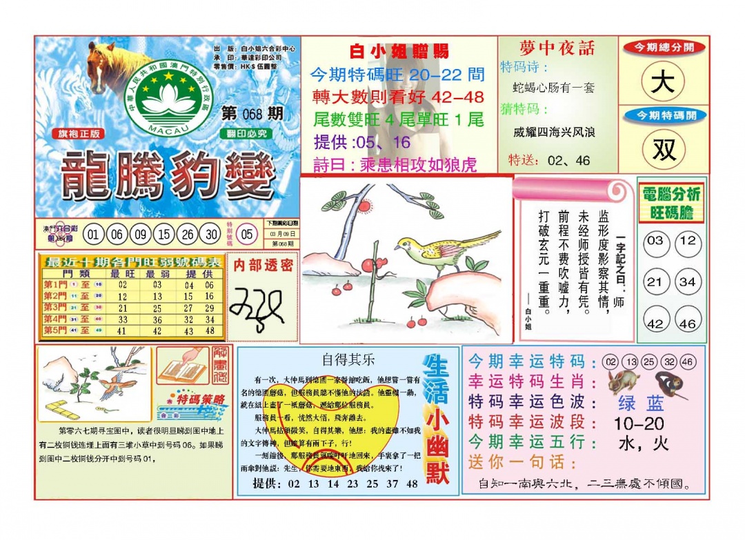 068期龙腾豹变[图]