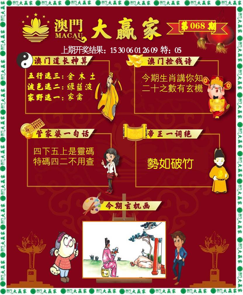 068期大赢家[图]