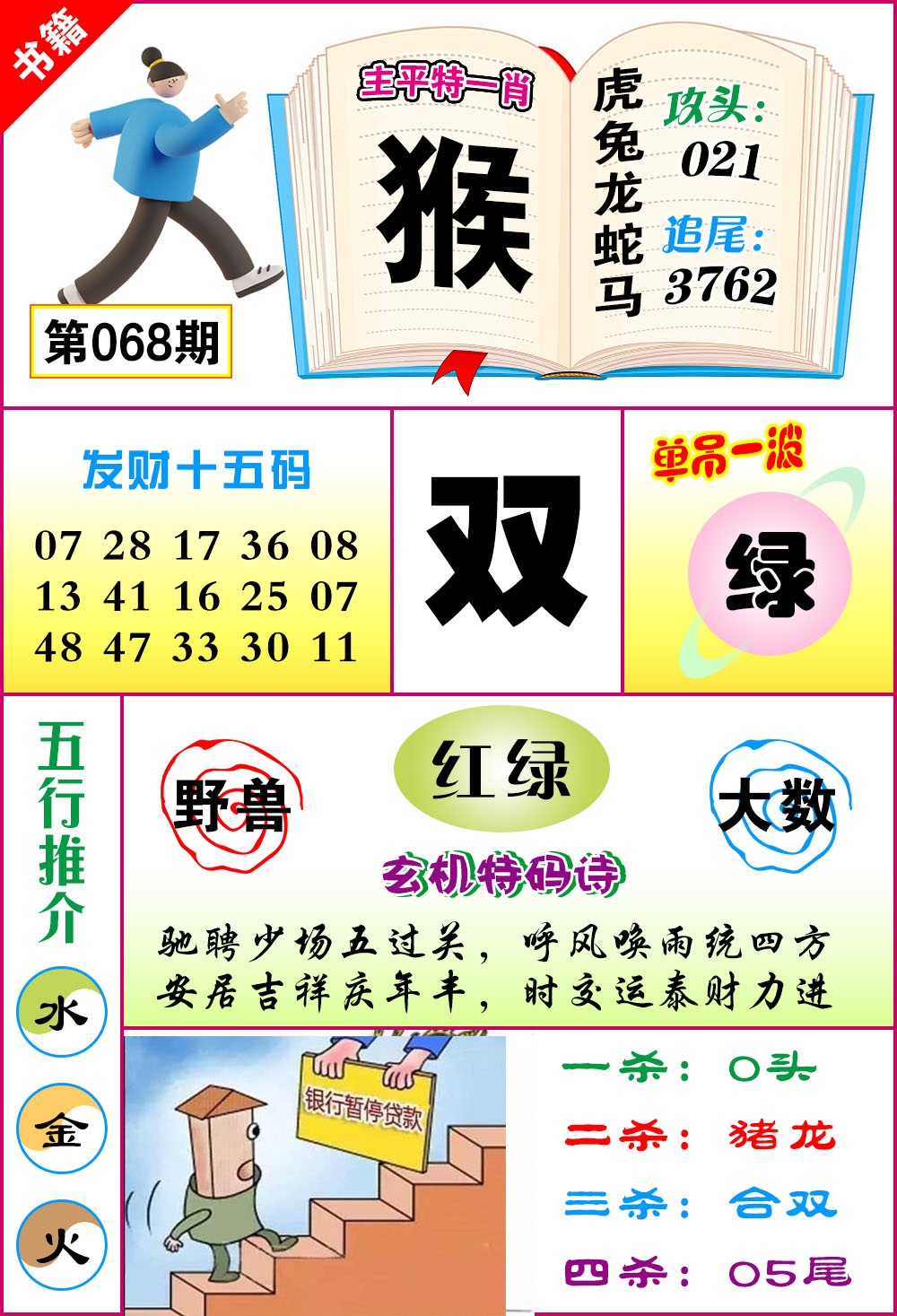 068期澳门钻石十五码[图]