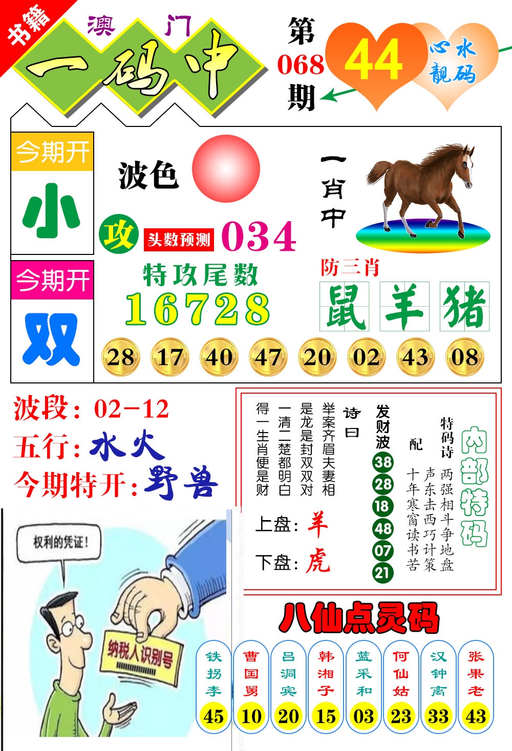 068期澳门发财波[图]