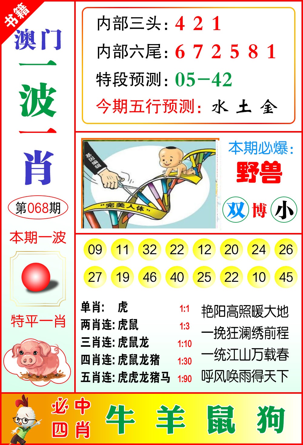 068期澳门一波一肖[图]