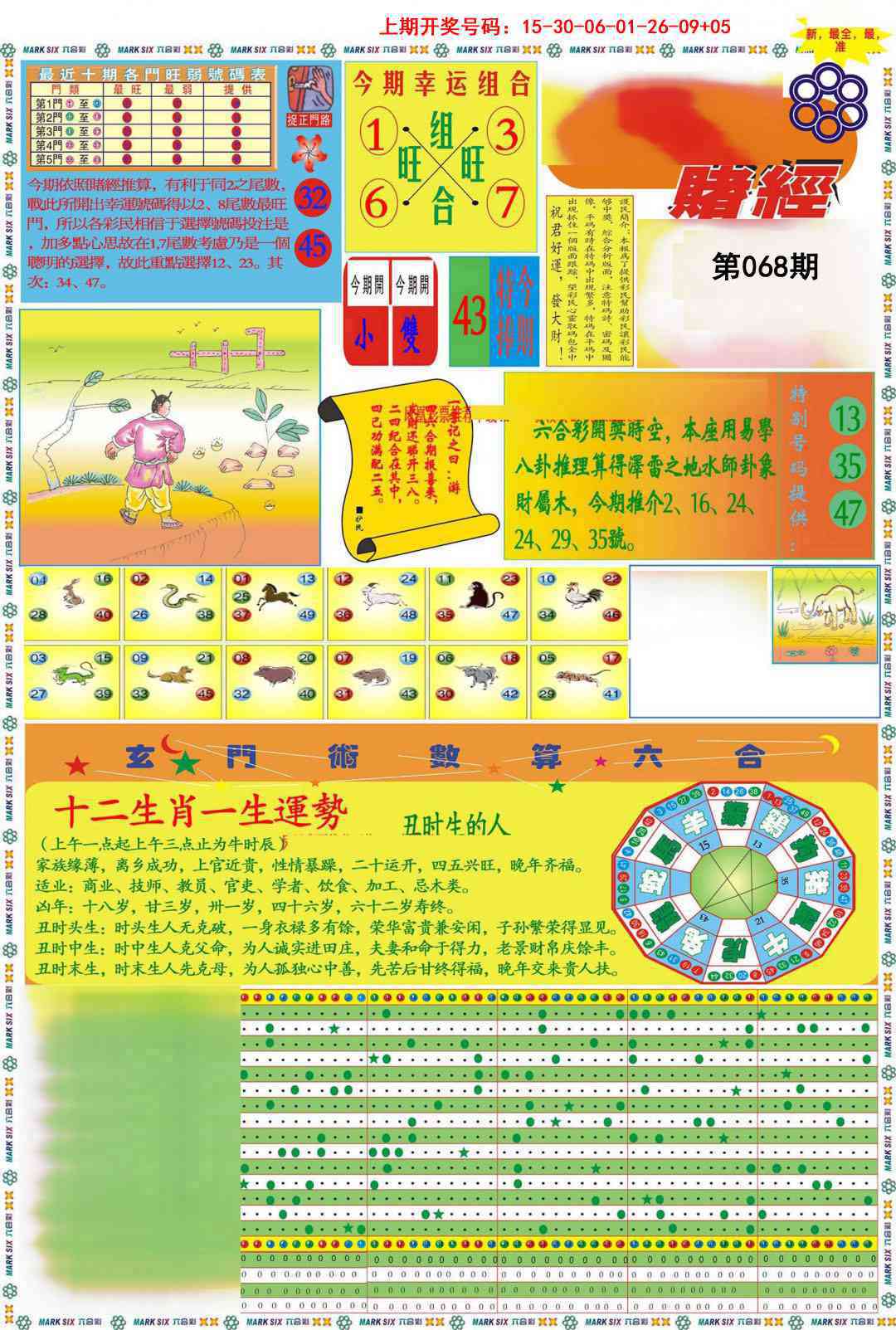 068期九龍赌经A(推荐)[图]
