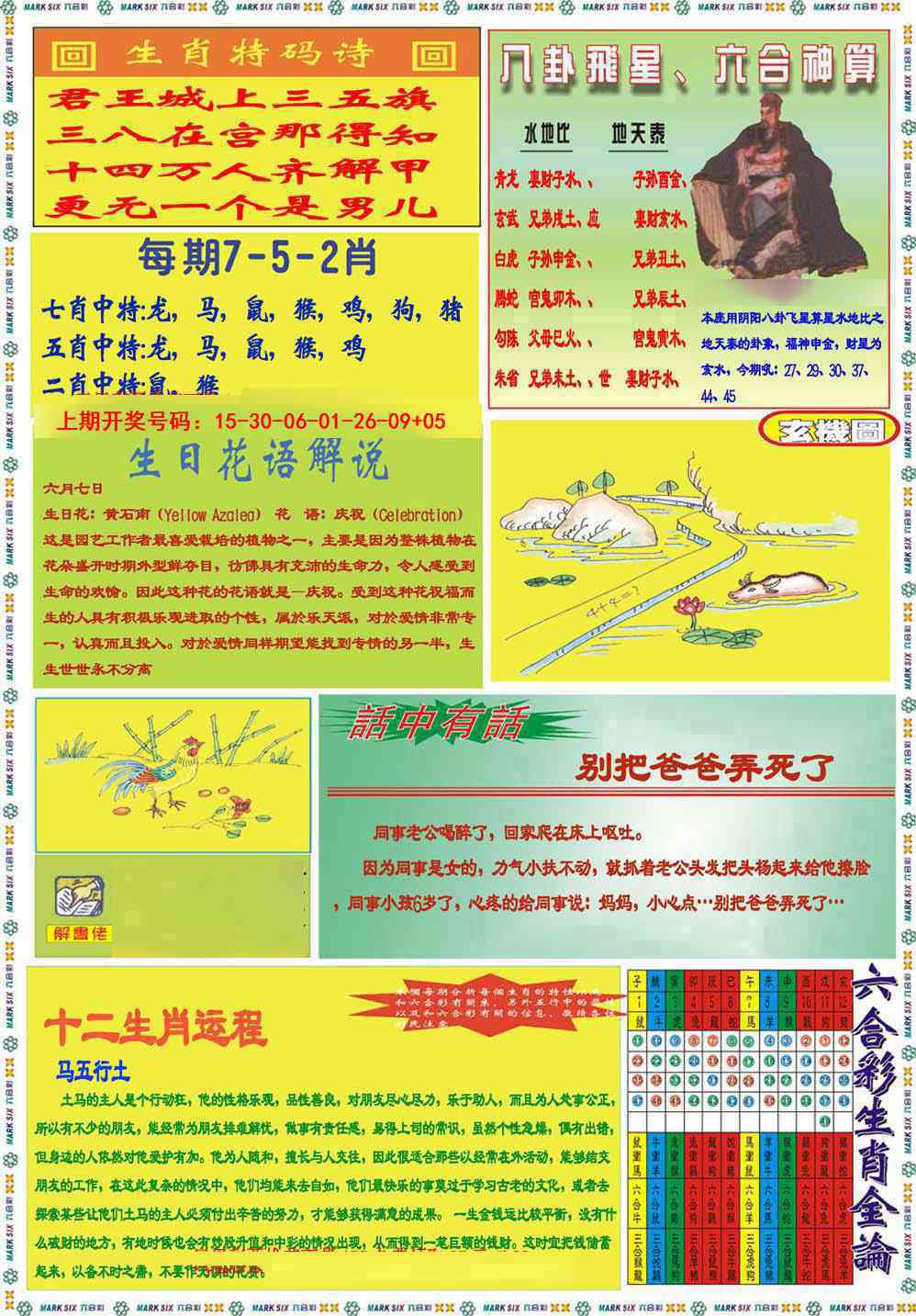 068期九龍马经B(推荐)[图]